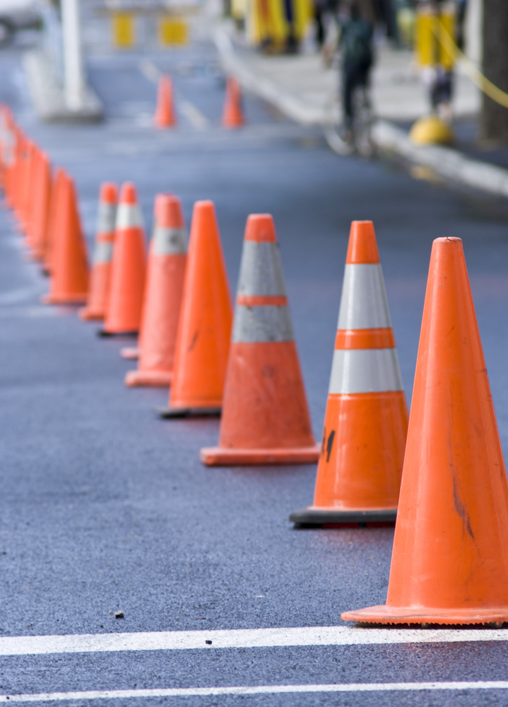 summer road projects in 2019 in and around Las Vegas, known as summer cone season