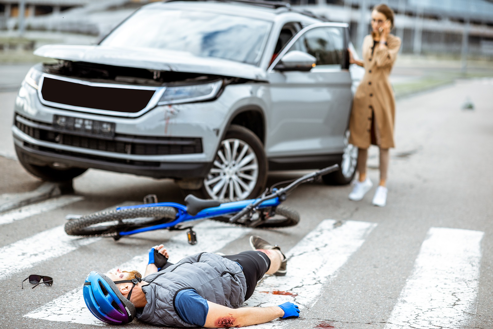 man injured needing a bicycle accident attorney in las vegas