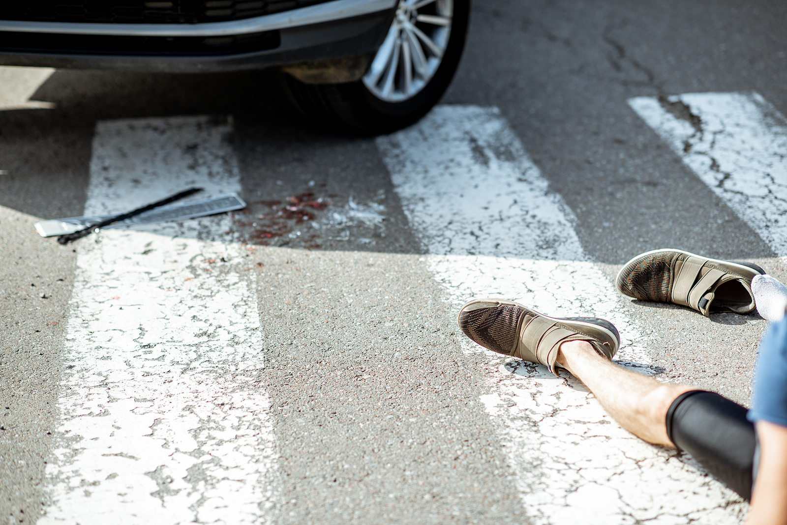 pedestrian dies las vegas car accident