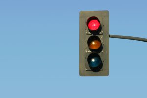 drive run red light crash las vegas