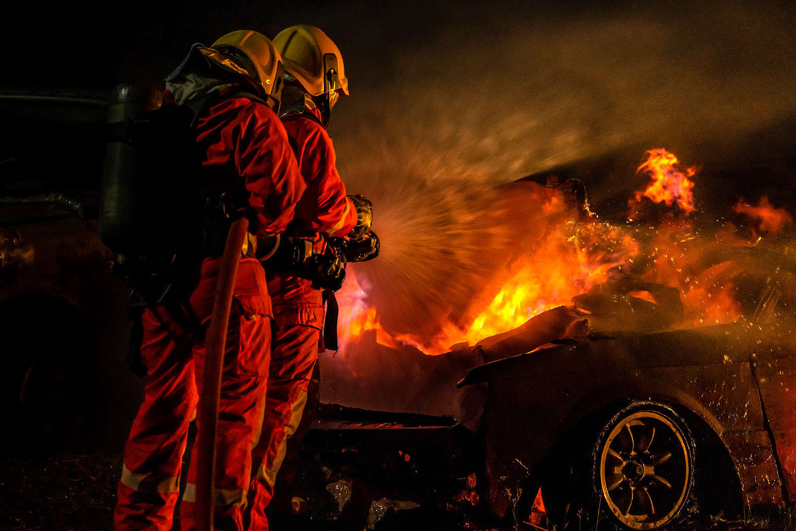 car fire las vegas
