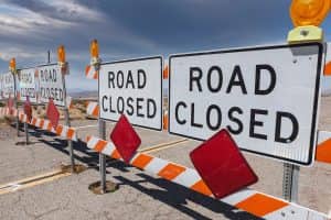Man in Custody After Closing Sunset Road Monday Morning