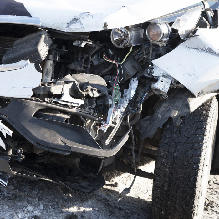 Car Crash in Las Vegas Causes Car to Strike RTC Bus